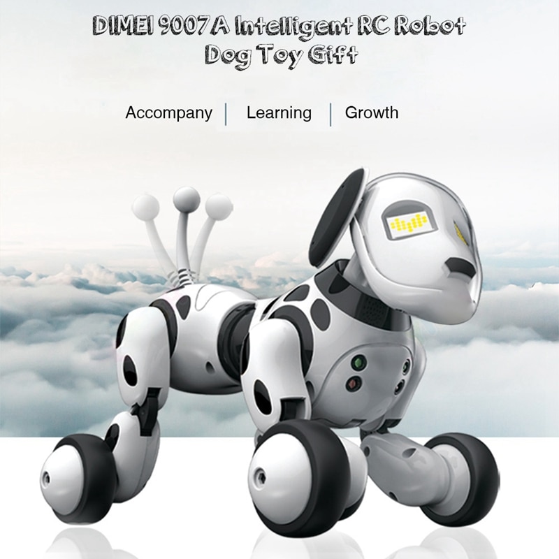 Smart robot hund 2.4g trådløs fjernbetjening børn legetøj intelligent talende robot hund legetøj elektronisk kæledyr fødselsdag