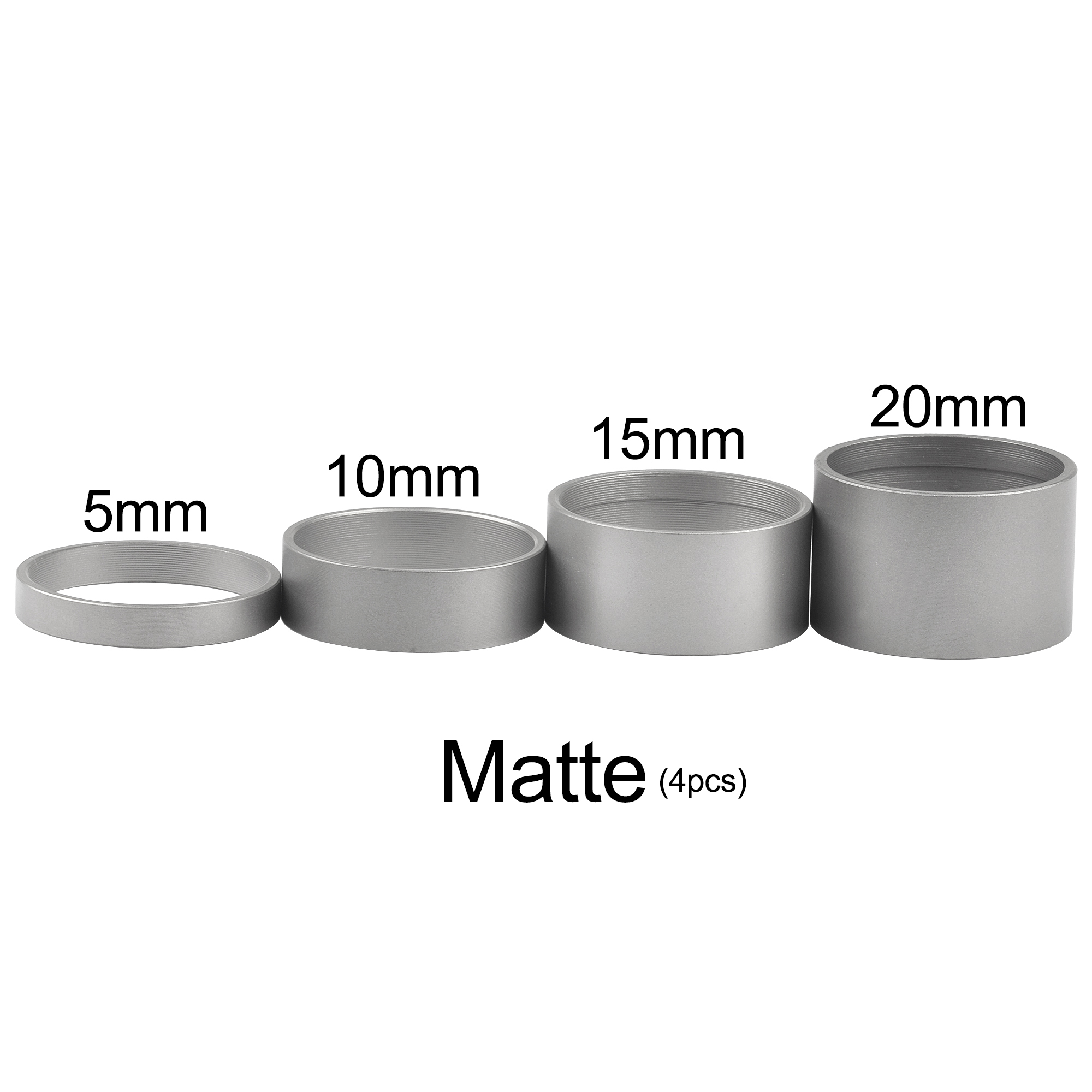Wanyifa Titanium Headset Spacer Washers for Mountain Bicycle Front Fork Ring Washer Bike Accessories: black