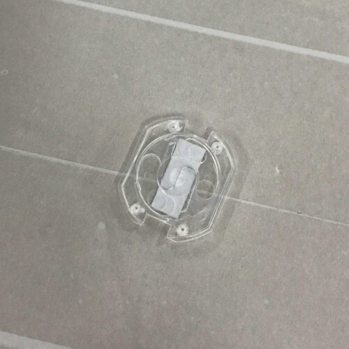 1/5Pcs Eu Stopcontact Anti Elektrische Shock Stekkers Protector Cover Stopcontact Baby Kind Kids Safety Guard bescherming TXTB1: 1pc Transparent