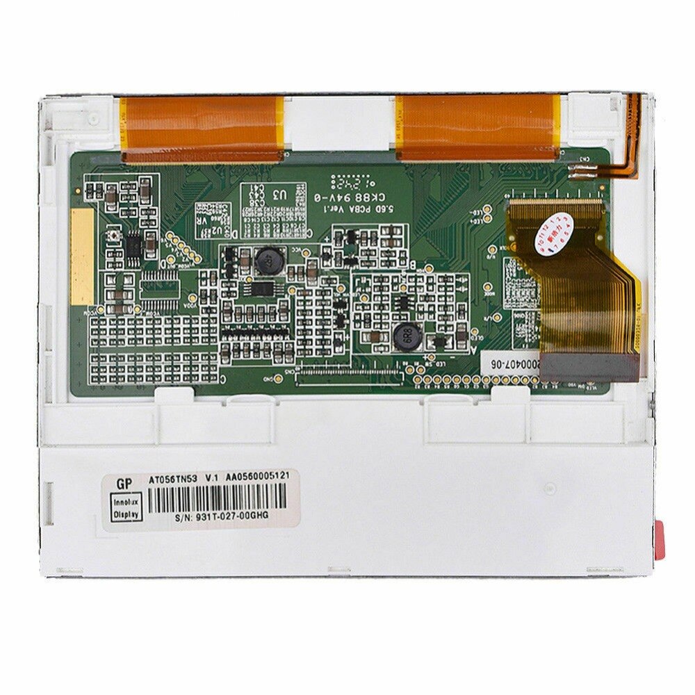 5.6 "cal dla AUTOBOSS V30 wyświetlacz LCD AT056TN53 AT056TN53 V.1 sterownik LCD płyta sterownicza HDMI VGA 2AV Panel monitora: czarny