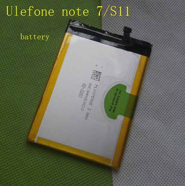 original ulefone s11/note 7 phone battery 3500mah 3.85V for Ulefone Note 7 Smartphone 6.1 inch 19:9 Waterdrop Android 8.1