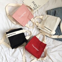 #25 Mode Kleine Crossbody Tassen Voor Vrouwen Mini Vrouwen Leuke Student Canvas Tas Veelzijdige Schouder Tas Voor meisjes