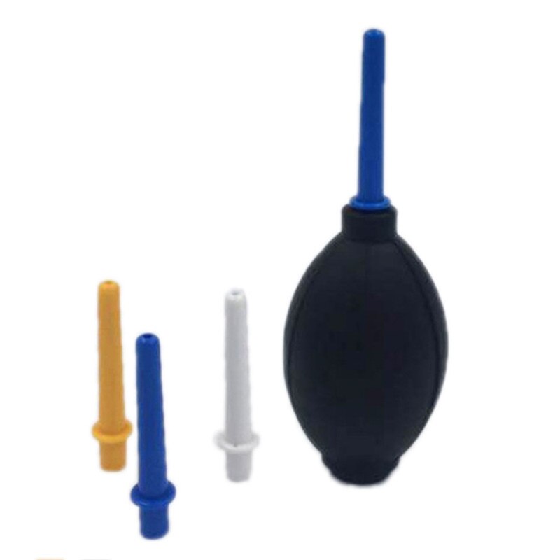 Universal dust blower cleaner rubber air blower pump dust cleaner dslr lens cleaning tool for slr camera binocular lens ccd: Svart