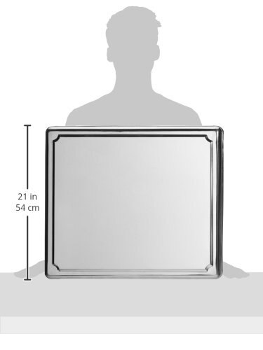 Jocca 6414- Copri pianoforte cottura in acciaio INOX, 60.5 x 52.5 x 5.5 cm, Argento Pentole