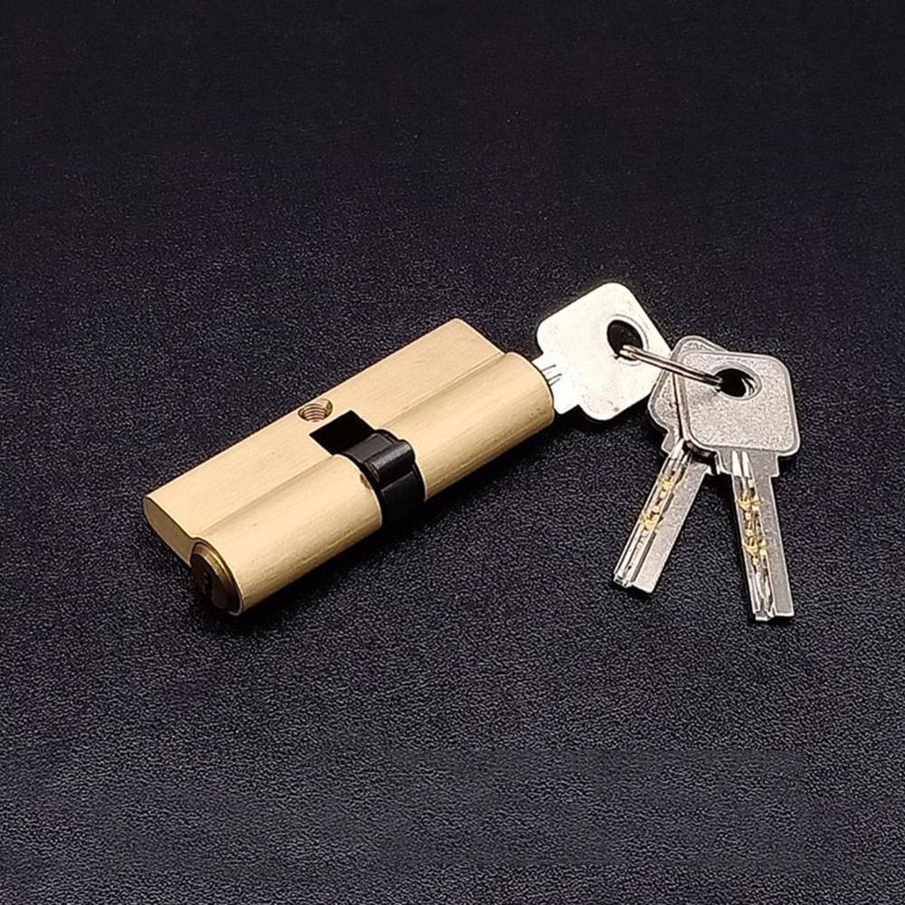 Stander Cylinder Lock Cylinder AB Key Anti-Theft Pure Door door Bedroom Lock Handle Extended core Interior lock S5F6