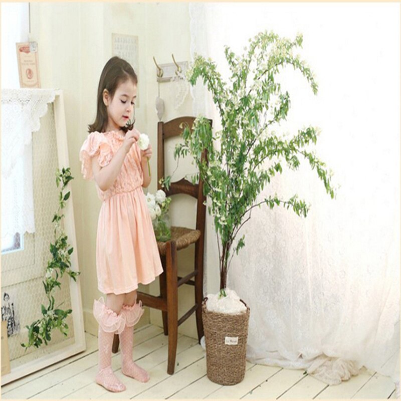 Summer Baby Girls Kids Toddler Lace Ruffle Princess Mesh Socks Children Breathable Ankle Sock