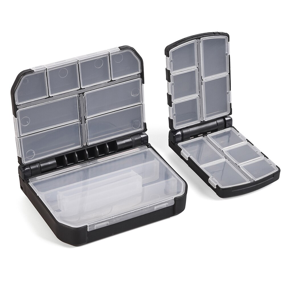 Portable ABS PlasticCase Storage Box Travel Medicine Box Holder Tablet Organizer Fishing Lure Bait Storage Box Fishing Gear Tack