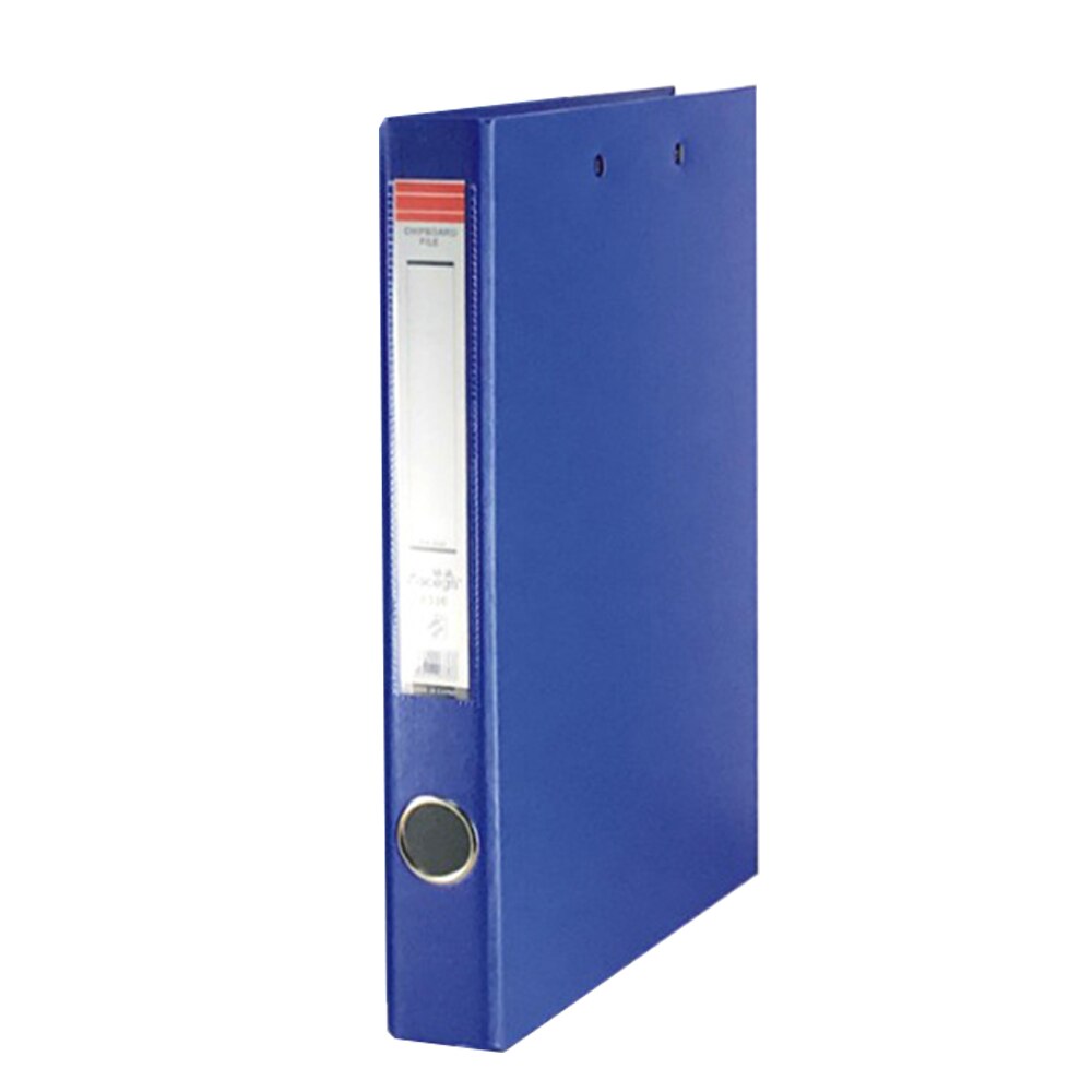 Archivador A4 de 3 anillas, organizador de documentos, carpeta de archivo duradera, de papelería para negocios, oficina y escuela: Azul