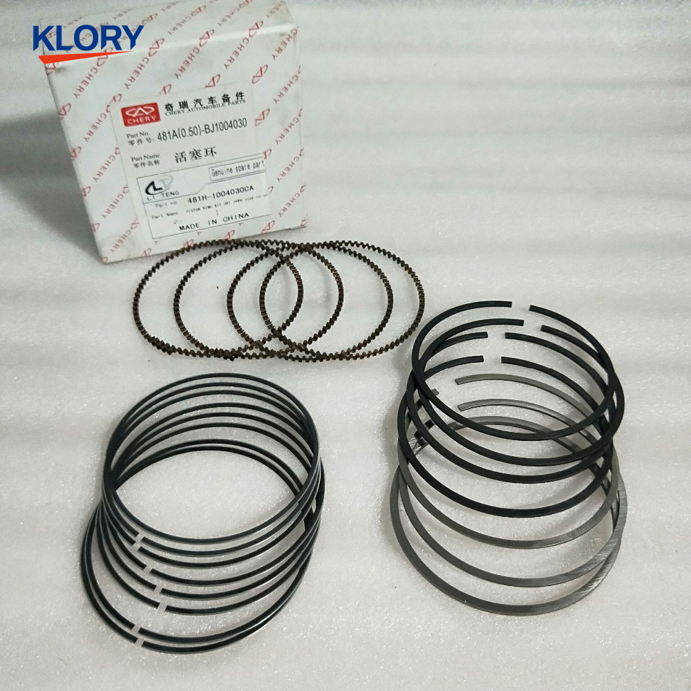 481H-1004030CA / 481A(0.5)-BJ1004030 / 481FD-1004030BA Piston ring assembly +0.5 +0.25 for Chery A5 481 engine