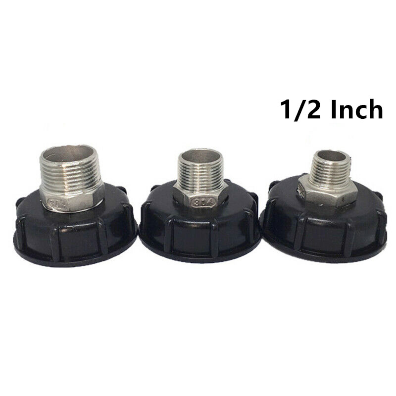 60mm Gewinde IBC Wassertank Adapter Garten Armaturen Ersatz 1/2 "3/4" 1 "Kunststoff Für IBC Container Abfluss Stecker S60x6: A- 1 2 Zoll