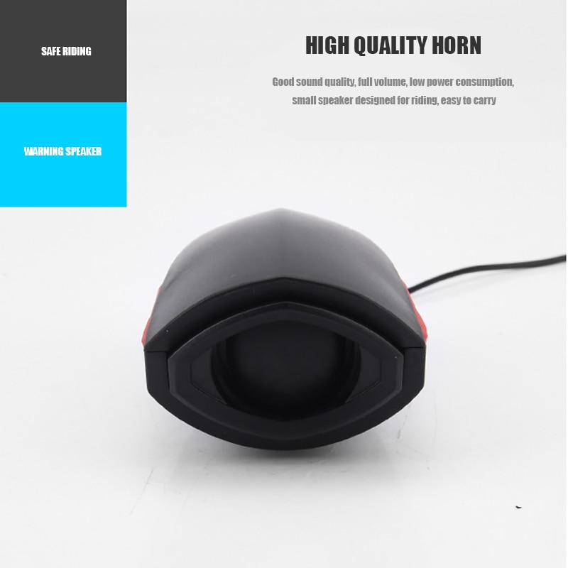 Cykel alarm bell 120 db vattentät två lägen universal för utomhus nattsäkerhet cykling elektronisk cykel ridning ring cykel horn