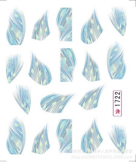 1 pièces plume colorée bricolage Nail Art strass petites perles irrégulières manucure 3D Nail Art décoration dans les accessoires de roue: 10