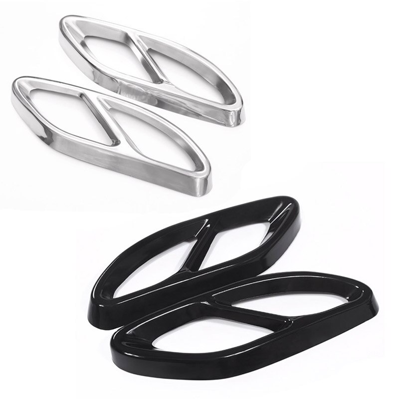 De superior para Mercedes Benz GLC A B C EClass W205 Coupe W213 W176 W246 -17 accesorio del coche AMG de recorte cubierta de acero 304