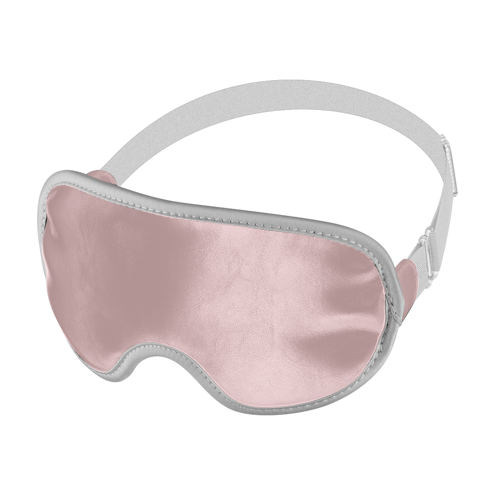 Masajeador de ojos con vibración inteligente, máscara de Ojos de vapor con calefacción, alivia la fatiga, círculo oscuro, terapia de ojos secos, compresa , cuidado de los ojos: Pink