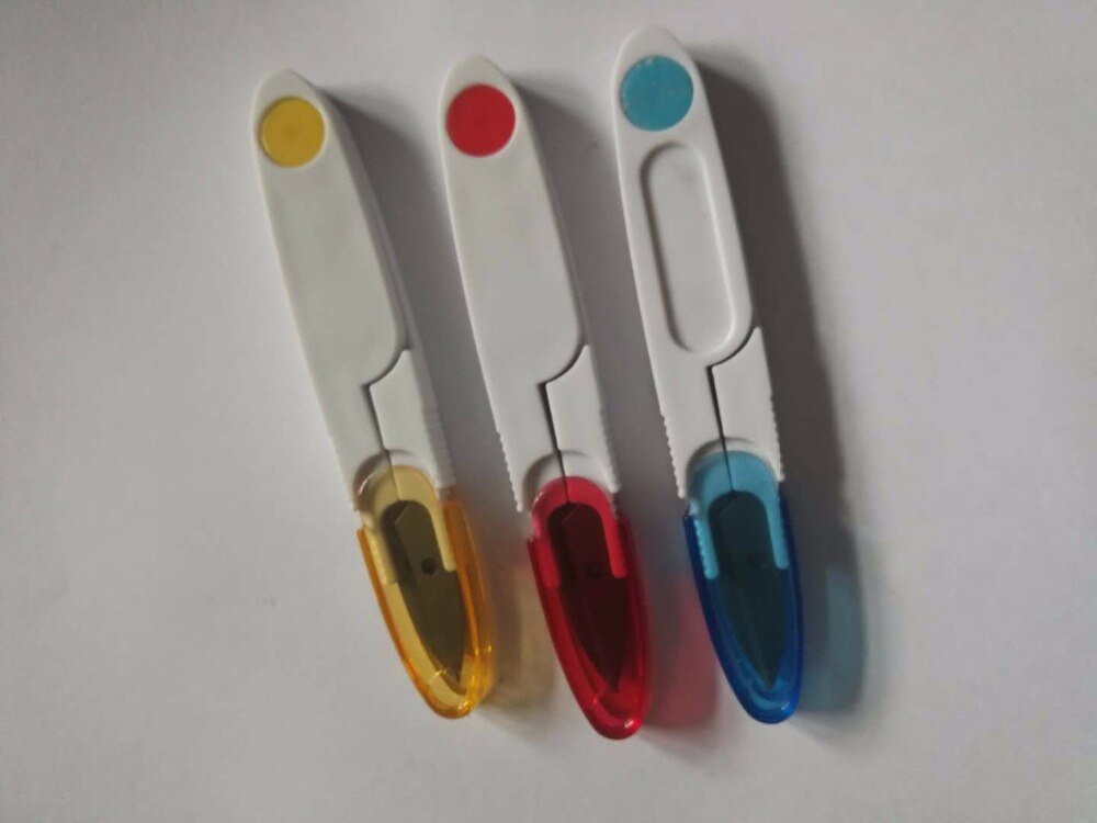 5pc/lot Sharp Handheld Sewing Embroidery Thread Cutter Snips Scissors Fishing Craft Tools DIY Knitting Tool Sharp Scissor