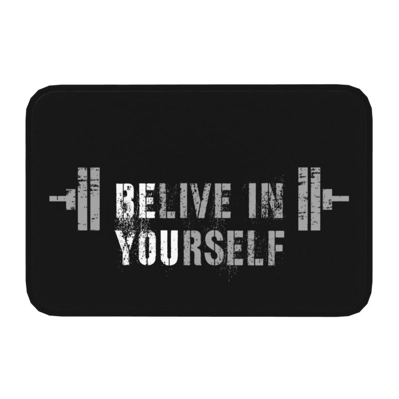 Eat, Sleep, Train, Repeat Fitness, Motivational Quotes Rug Doormat Kitchen Bathroom Fitness Room Entrance