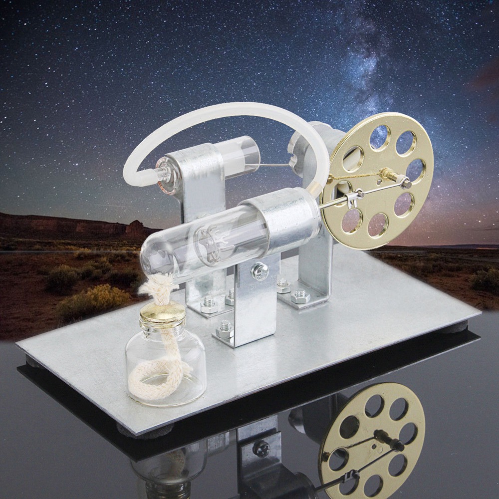 Motor Stirling de aire , modelo de generador eléctrico, Motor de física, potencia de vapor, juguete