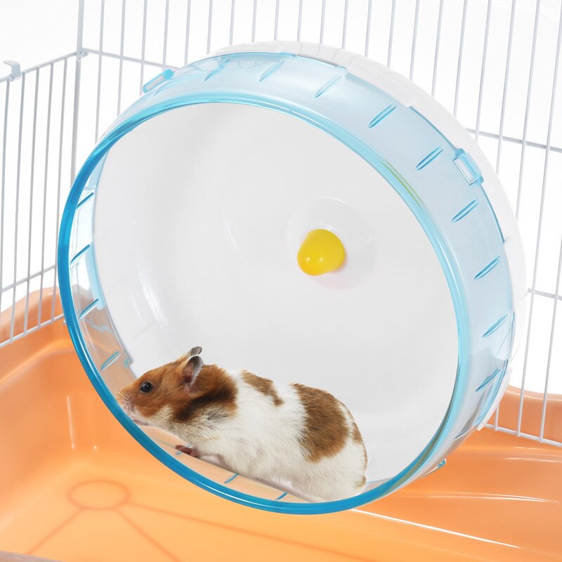 Hamster løbeskive legetøj lydløst roterende jogginghjul kæledyr sportshjul legetøj mjj 88