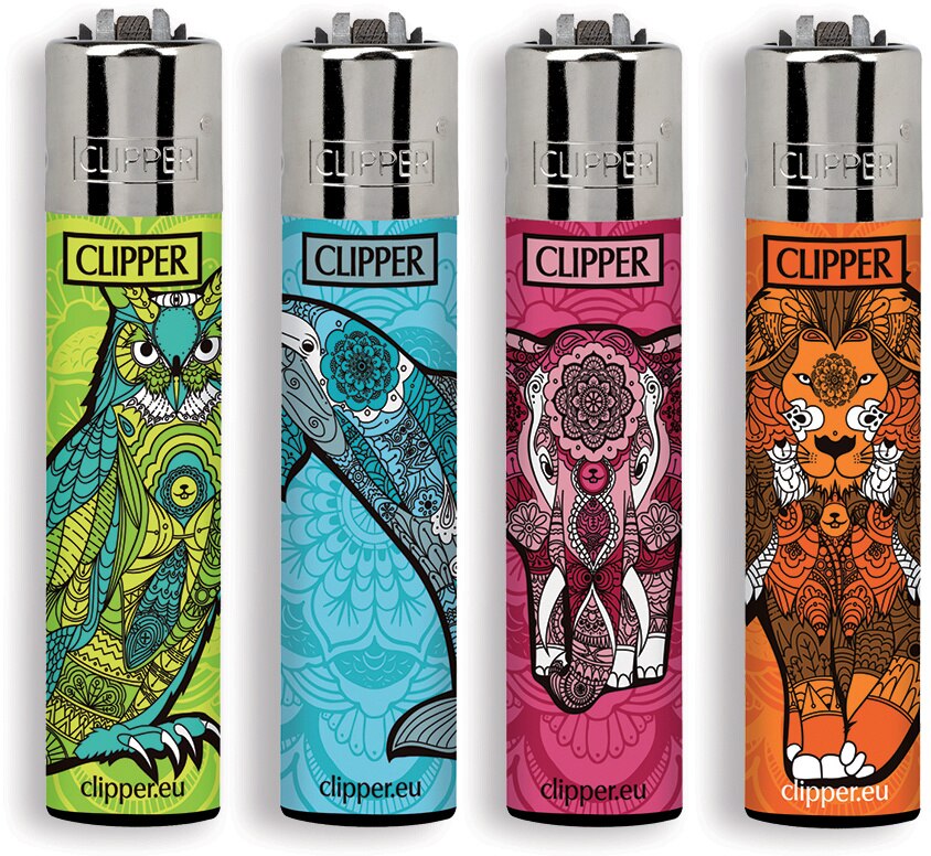 Clipper Coleciones Animales, Elige la Colecion de 4 Mecheros