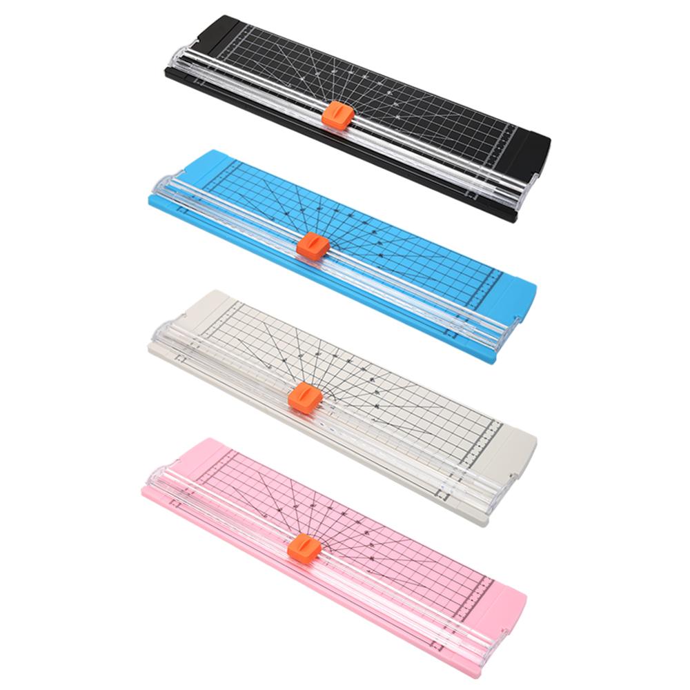 1pcs A4/A5 Paper Trimmer Card School Cutter Patchwork Cutting Mat Machine Guillotine Pull-out Ruler Paper Card Cutting Blade