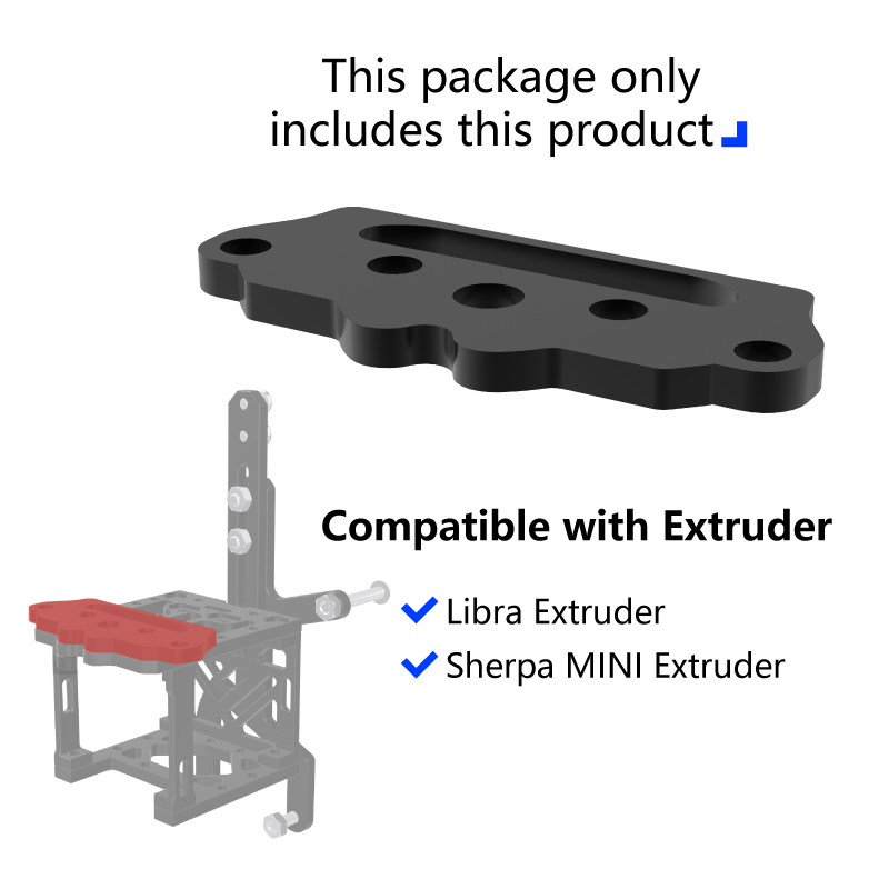 Mellow CNC Aluminium VzBoT 330/235 Printhead Bracket For Goliath Crazy Dragon Hotend VZ Extruder Sherpa Mini 3D Printer