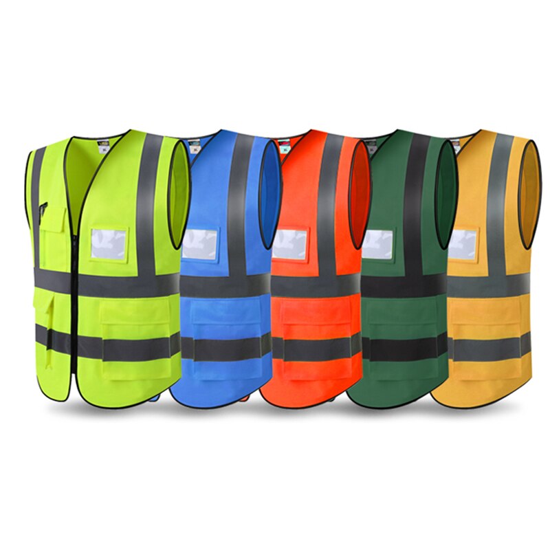 Gilet réfléchissant haute visibilité de | Vêtements de travail pour moto, cyclisme, sport d'extérieur, vêtements de sécurité réfléchissants