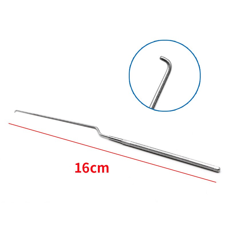 Cerumen Haken Cerumen Haken Gerade Gebogen Pistole Typ Hochschule Otologie Ausrügestochen Werkzeuge Koreanischen Ohr Verwenden Hohe Importiert Material: Gebürstetem Durcheinander