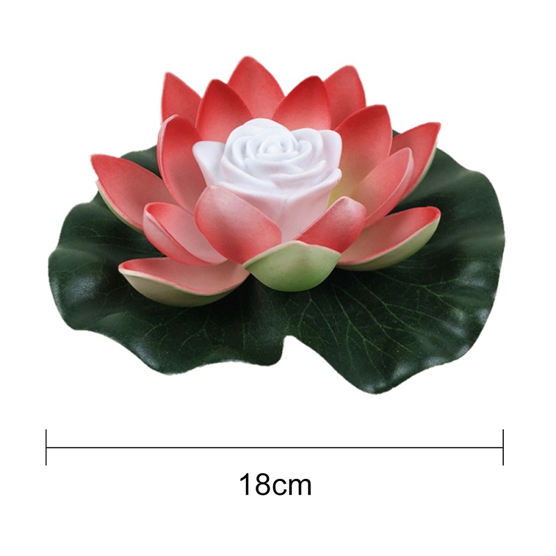 LED Lotus Light Landscape Blessing Wishing Light For Lake Gradient Light Garden Supplies: RS