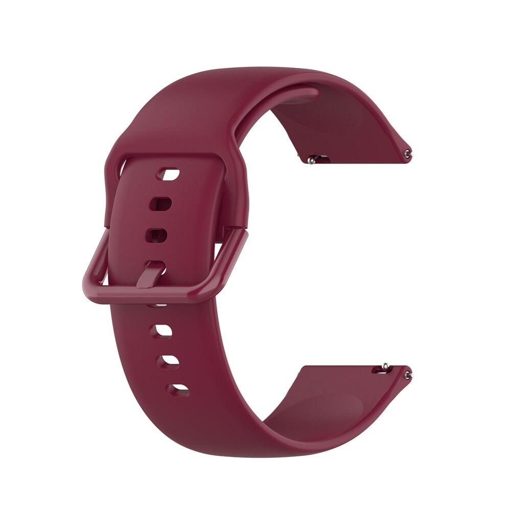 FIFATA-Correa de silicona para Fitbit Versa 2 / Versa Lite/Versa, repuesto de pulsera para Fitbit Versa2: Dark red / L