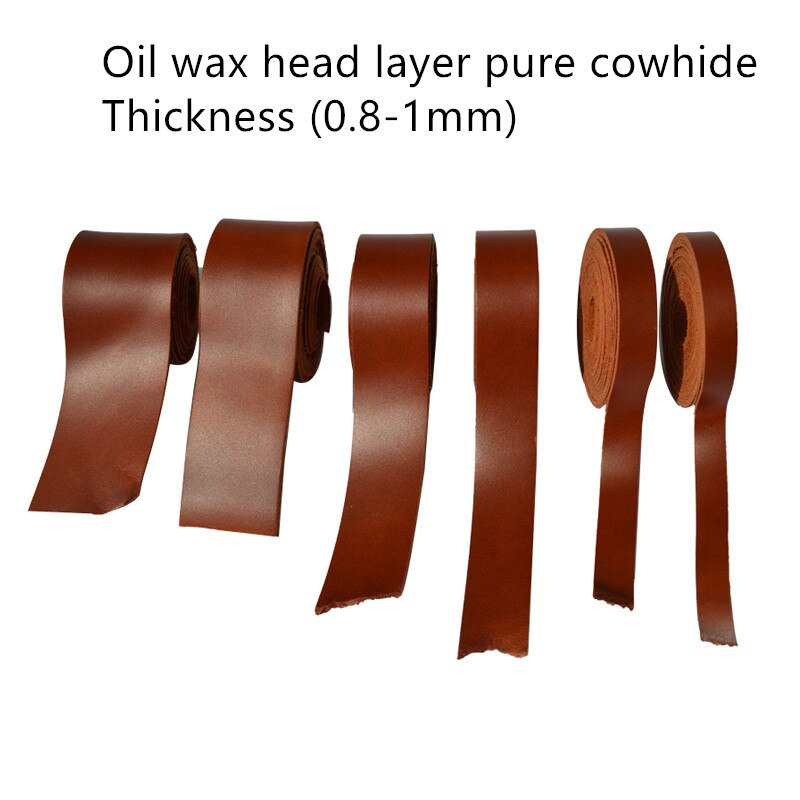 Diy head layer pure leather rope 1 mm thick leather belt edging strips tied leather rope necklace rope pendant rope