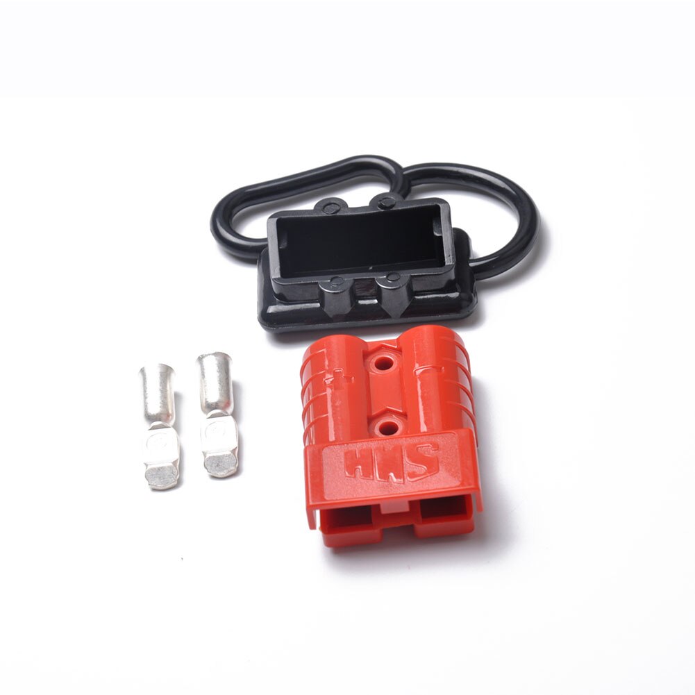 Anderson Power Plug Mounting Kit 50A Mount System Cover Dust Caps for Trailer: Red