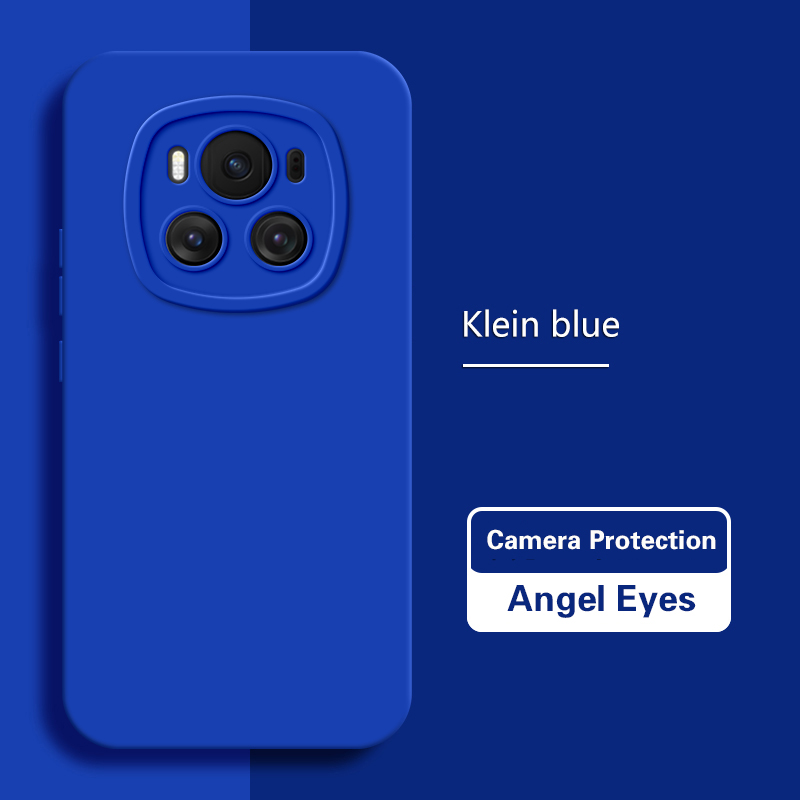 Phone Case for Honor Magic6 Magic 6 Pro 6Pro Ultimate 5G Solid Luxury Soft Liquid Silicone Lens Protection Angel Eyes Back Cover: PP / MULTI