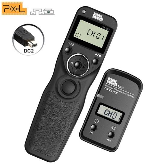 Pixel TW-283 minuterie sans fil télécommande déclencheur (DC0 DC2 N3 E3 S1 S2) câble pour Canon Nikon Sony caméra TW283: TW283-DC2