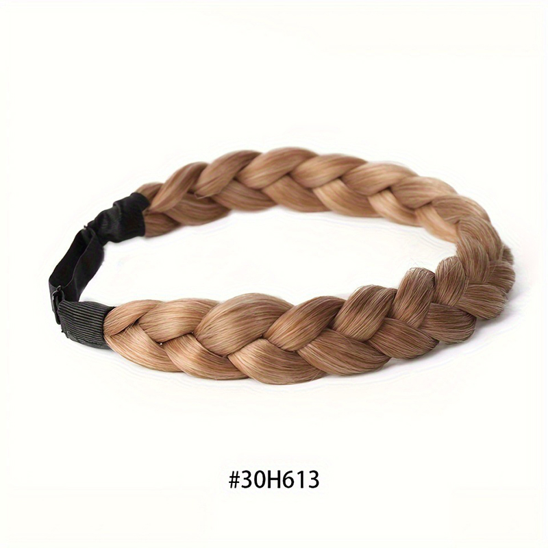 Falskt hår, hårbånd, håndlaget fiskebensflette til kvinner, flettet hår, pannebånd, flettet hårbånd: #10