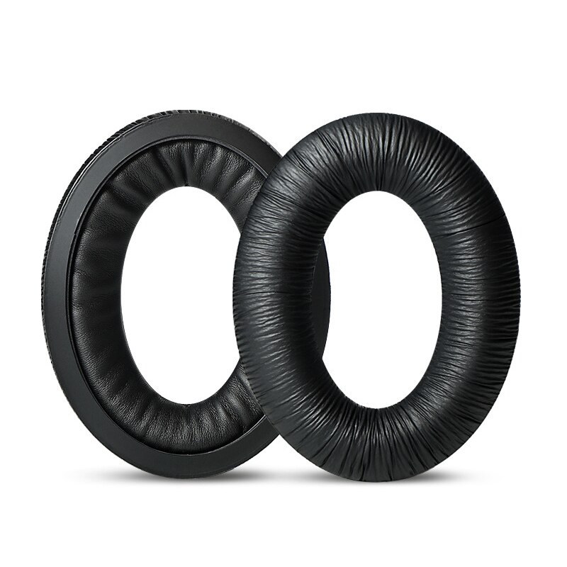 KUTOU – oreillettes en mousse pour Sennheiser PXC 350, coussinets pour écouteurs HD 380 Pro, HD300 Pro, PXC450, HME 95: Black wrinkled skin