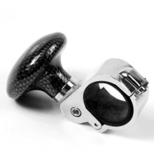 Booster Power Steering Wheel Knob 1x Alloy Collapsible Car Spinner Handle Knob Black 8 X 5.6cm