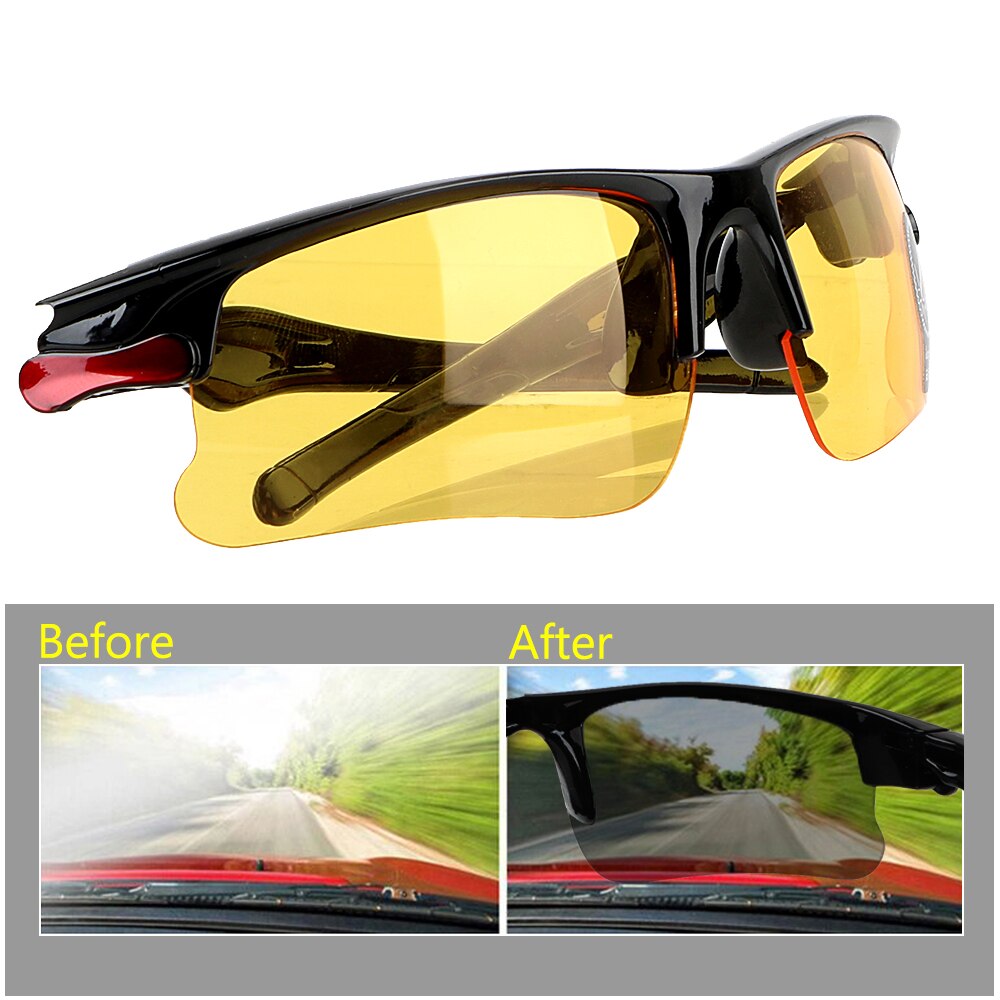 Night-Vision Bril Rijden Bril Anti-Glare Nachtzicht Drivers Goggles Beschermende Gears Zonnebril Interieur Accessoires