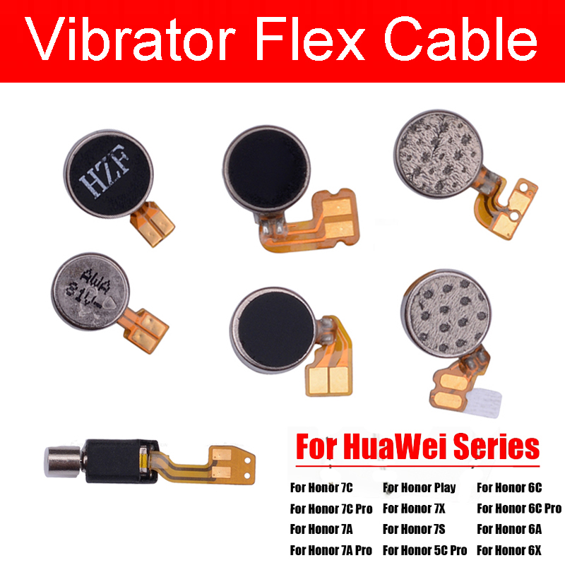 Trilmotor flexkabel voor huawei honor play 8a 7c 7a 7x 7s 6c 6x pro ru wereldwijde versie trilmotor vervangende onderdelen