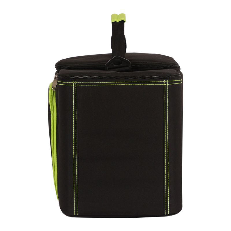 Big Capacity Cooler Bag Black Cold Thermal Picnic Lunch Tote Pouch Student Portable Milk Food Insulation Organizer Accessories