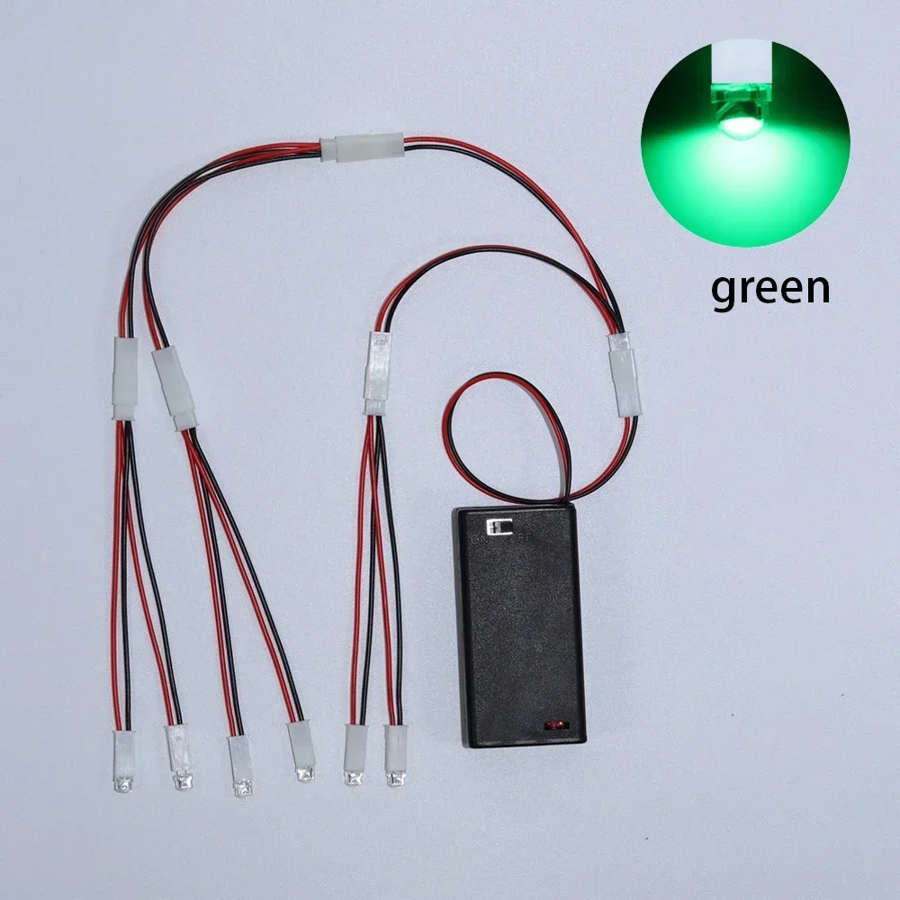 LED Lamp Beads Small Night Light No. 5 Battery Small Bulb DIY Model Light: Chocolate Color