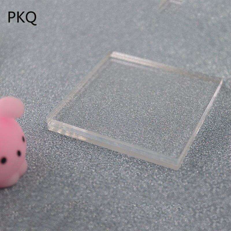 10mm tjocklek akryl fyrkantig genomskinlig skiva lera akryl plexiglas perspex ark akryl plast för träbearbetning