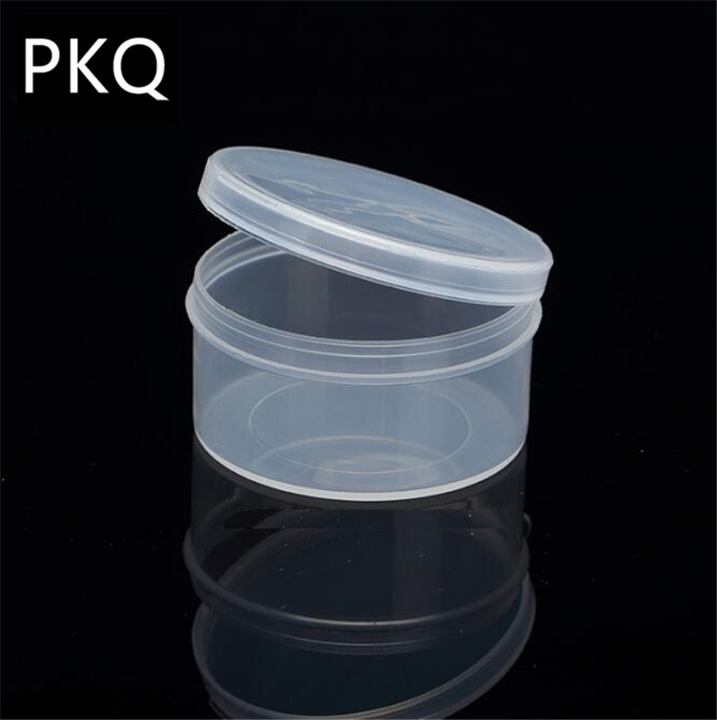 11 sizes Round Plastic Box PP Transparent Packing Box Diamond Painting Accessory Jewelry Box Organizer Small Plastic Storage Box: 5.2x2.5cm