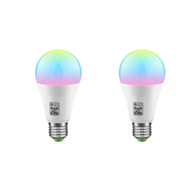 Apple Homekit Lampen Licht Rgb Led E27 Smart Home Verlichting AC85-265V Lamp Werk Met Ios Siri Voice Control Alexa Google thuis: 2 Pcs