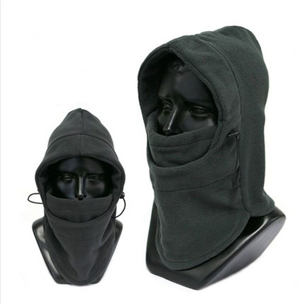 Sombrero de terciopelo para hombre y mujer, gorro cálido de nieve peludo con máscara, a la , a prueba de viento, Unisex: gray