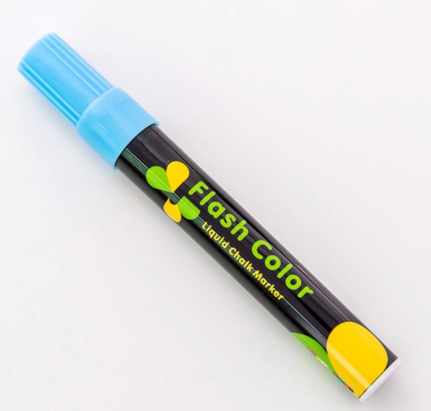 24 teile/los Fluoreszierende Platte Textmarker Stift Kreide Marker Stifte Glas Licht Tafel Malerei Kunst Marker Stift Schule Liefert: lan