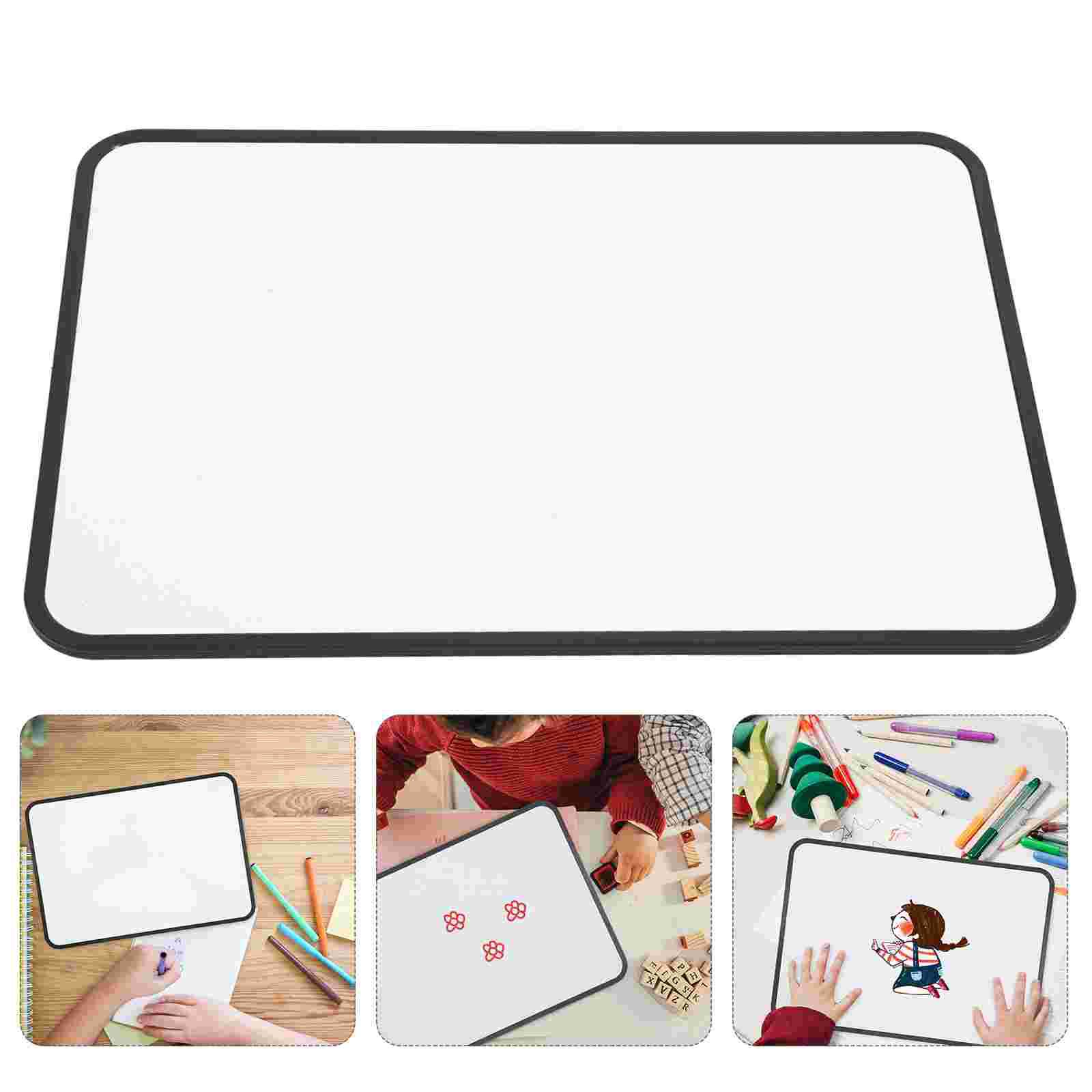 Pizarra blanca magnética pequeña, tablero de borrado en seco, tablero de escritura para niños, herramienta de enseñanza, pizarra, suministros de presentación, pizarras blancas para estudiantes