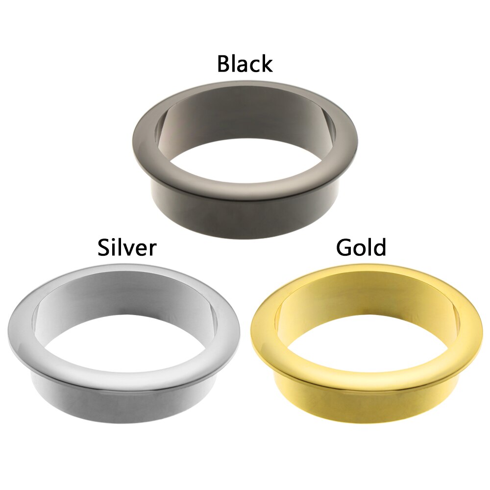 thumbnail interactive-video image 1 of Fastcap 2-Pack 63mm (2-1/2 Inch) Round Black Dually Grommet For Desks & Tables 1 of 5