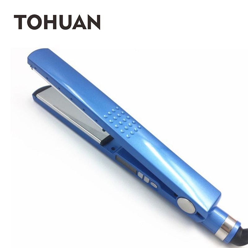 TOHUAN Professionele Stijltang Nano Titanium Strijkijzers LED Display Snel Verwarming Platen Steil Haar Ijzer Hairstyler