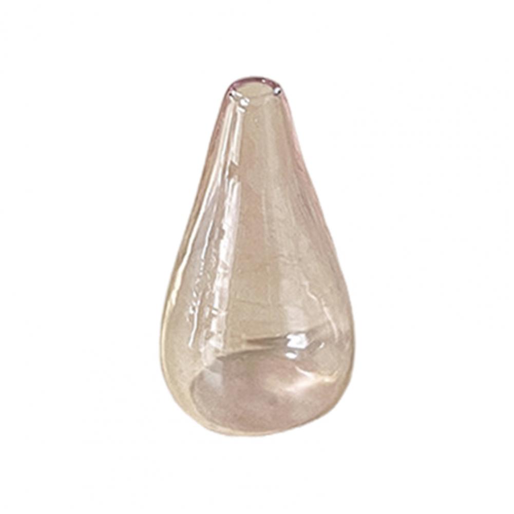 Glasvase Kühlschrankmagnet 3D Miniatur Blumenvase Kühlschrankmagnet für Home Office Küche Spind Kühlschrank Glas Mini: WHITE