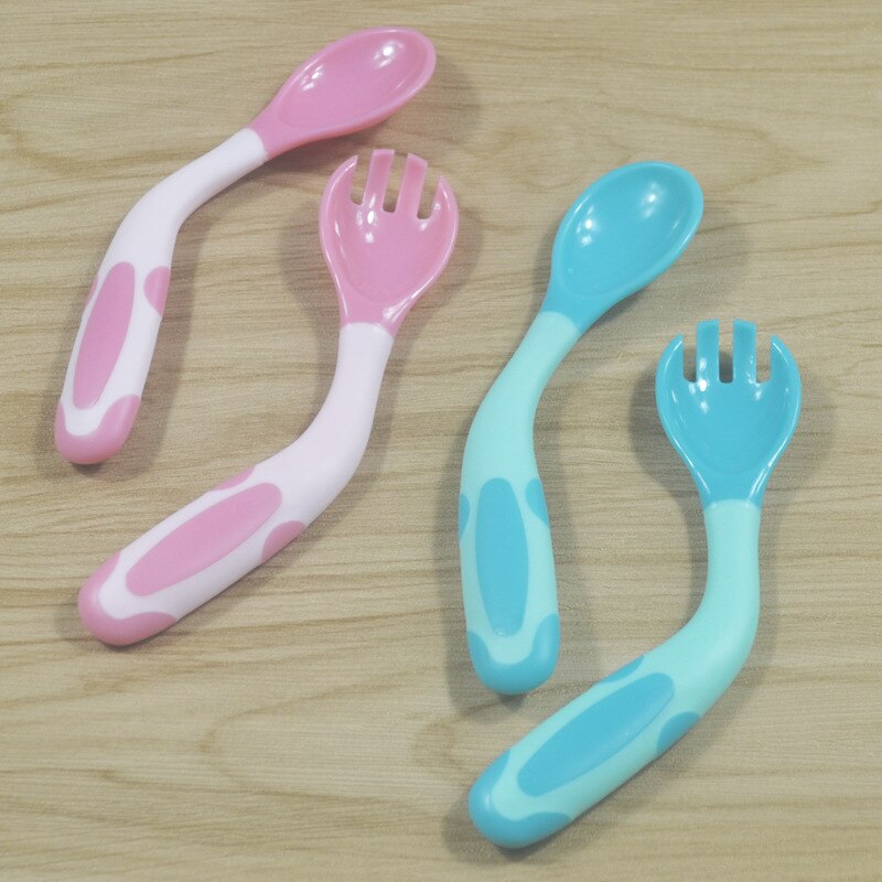 Children's Tableware Soft Silicone Spoon Baby Feeding Tool Training Eating Deformable Table Spoon Silicone Kitchenware Gadget